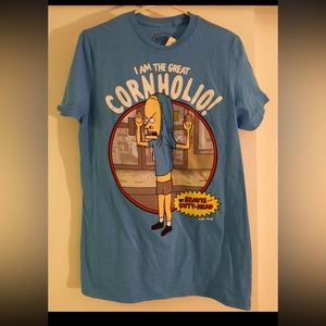 Beavis and Butthead I am the great CORNHOLIO! crewneck T-shirt